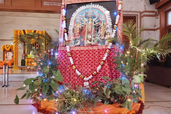 Durga Ashtami Puja at Ramakrishna Mission Jaipur.